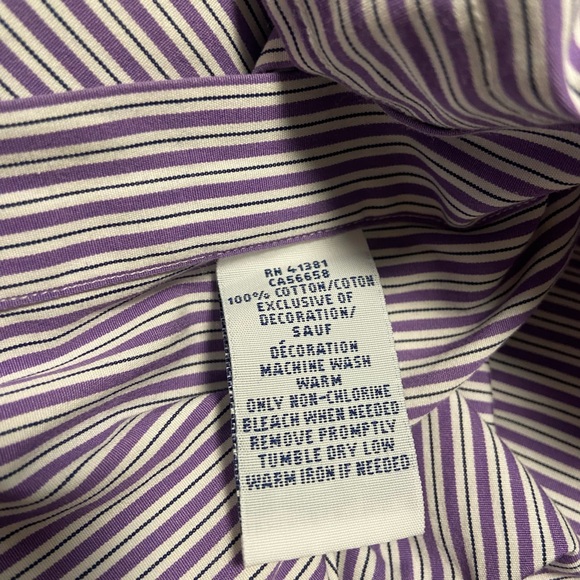 Men’s Purple Ralph Lauren Button Down - Picture 7 of 7